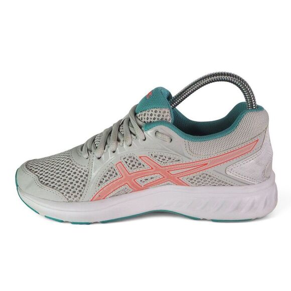 Asics Jolt 2 Sneakers "Glacier Grey / Sunrise / Aqua" 1012A151 Women's 6.5 - Picture 6 of 11